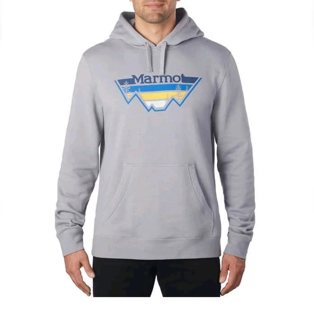 Marmot Hooded Pullover Sweatshirt Man's Size M